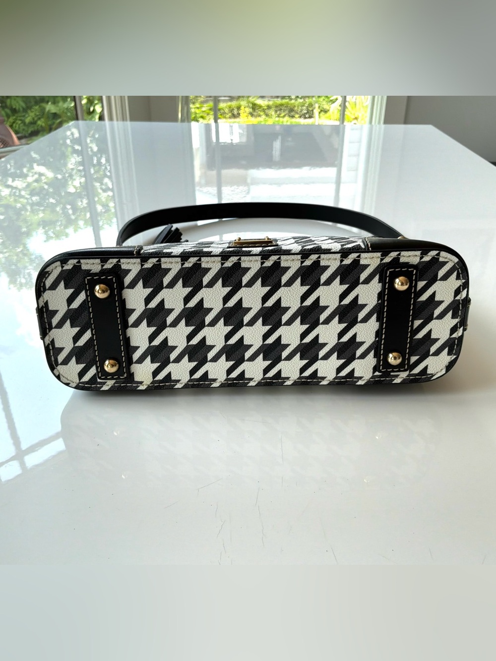 Dooney & Bourke Houndstooth Heritage Hobo 23 Bag K2350536 - Picture 5 of 15
